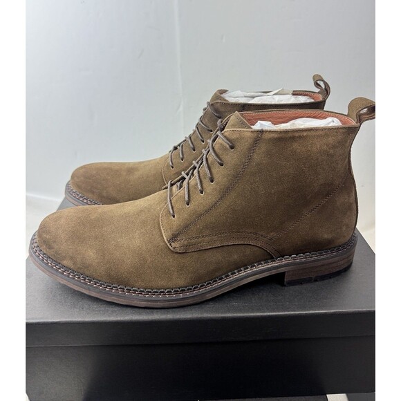 Vintage Foundry Co Men\'s Otto Brown Suede Chukka Boots Size: 13